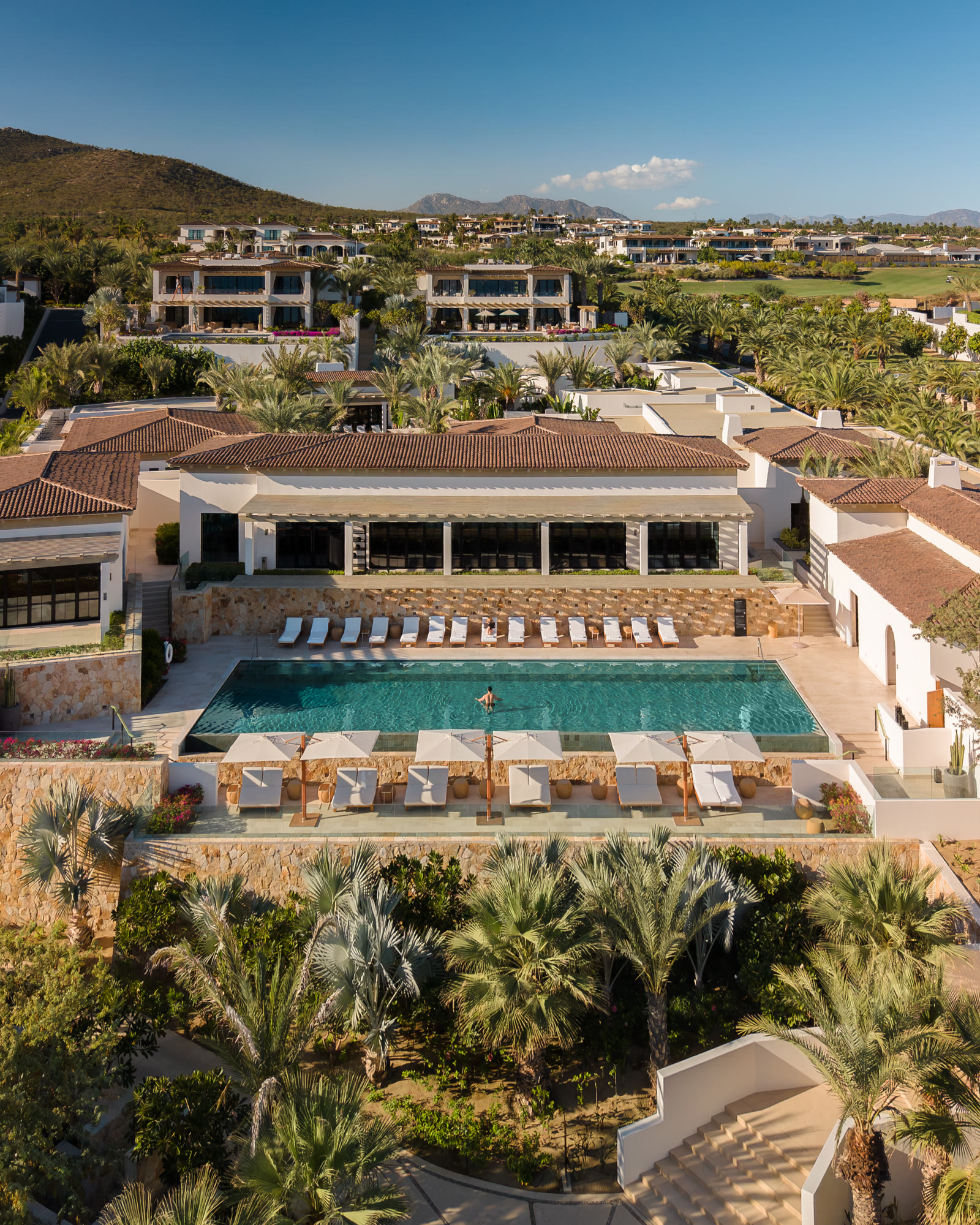 The pool from above · Four Seasons Los Cabos