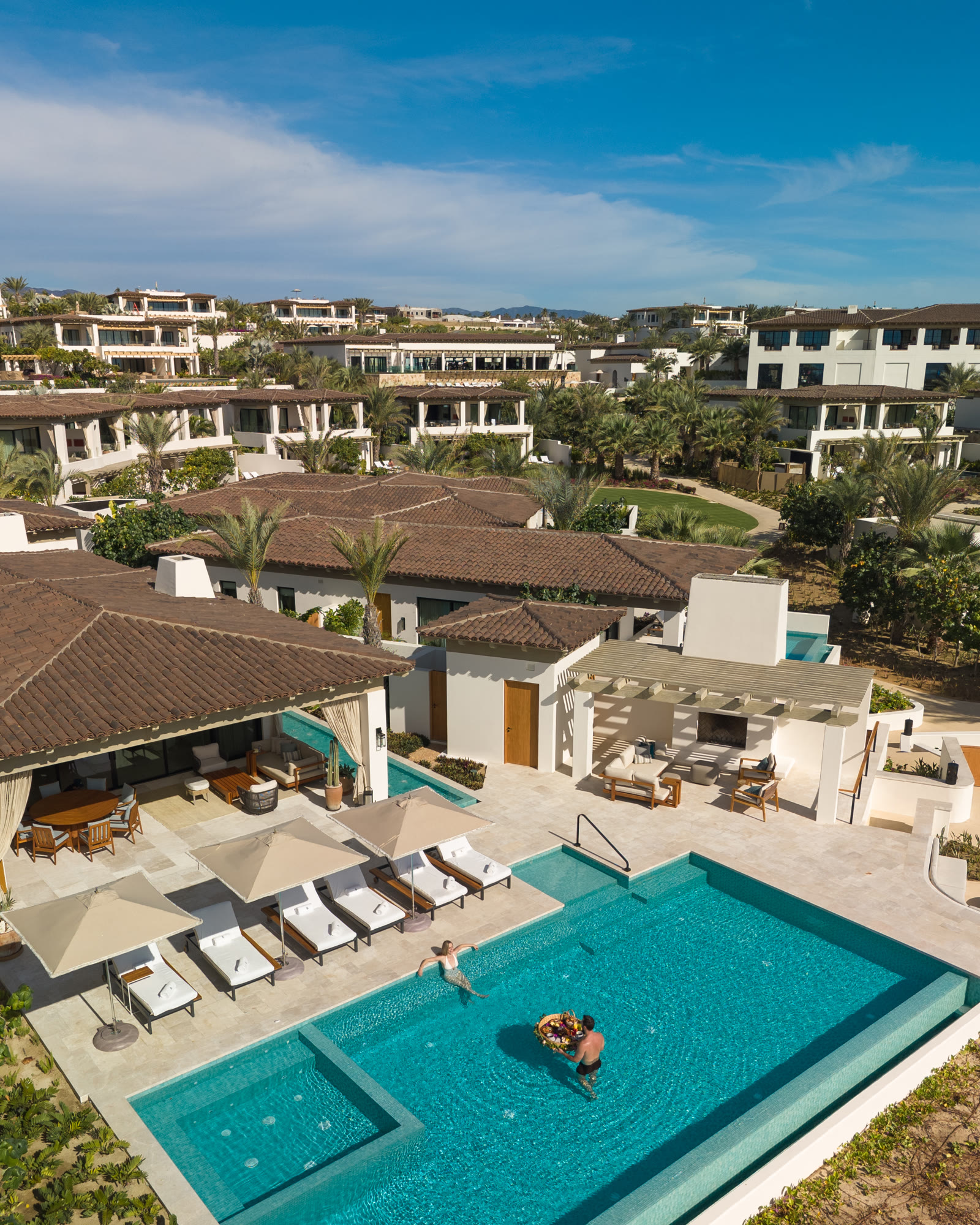 Pool, overhead · Four Seasons Los Cabos
